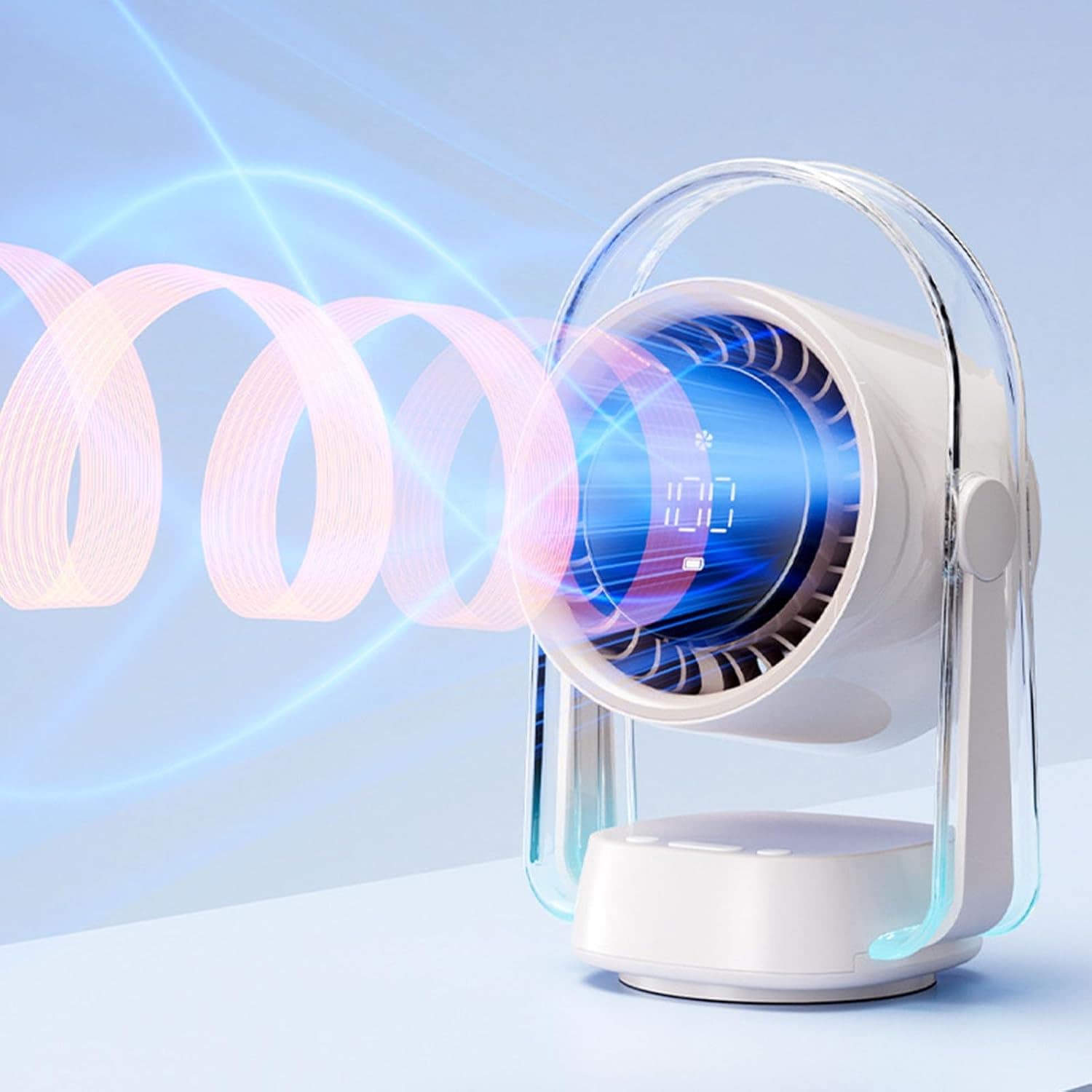 Pequeno Ventilador de Mesa, Circulador de Ar de Desktop Ultr... - Image 2