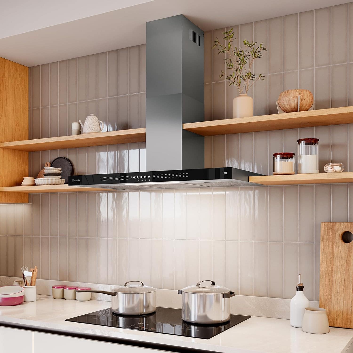 Coifa de Parede Mueller Plana 90cm Inox MCP90K 220V - Image 2