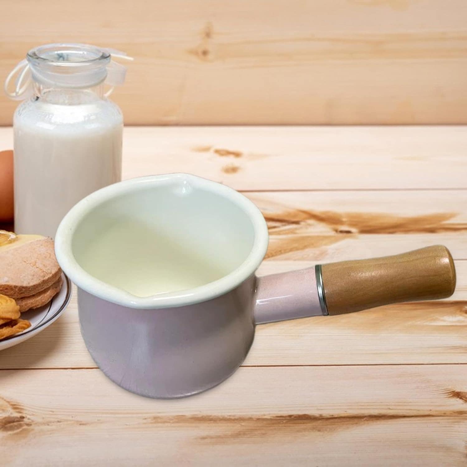 Mini panela de molho de 500ml, aquecedor de manteiga com alç... - Image 7