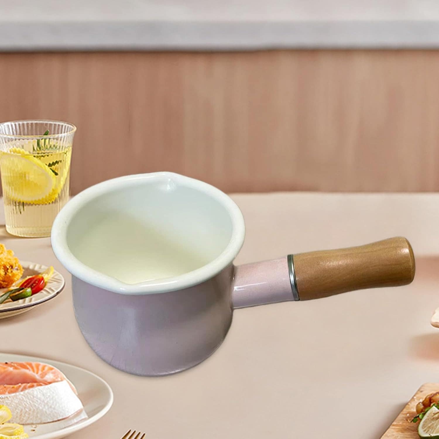 Mini panela de molho de 500ml, aquecedor de manteiga com alç... - Image 2