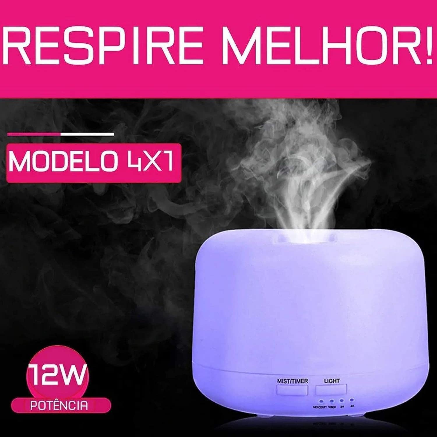 Difusor Aromatizador Ultrassônico Umidificador de Ar Portáti... | É bom mesmo? Descubra antes de comprar - Image 6