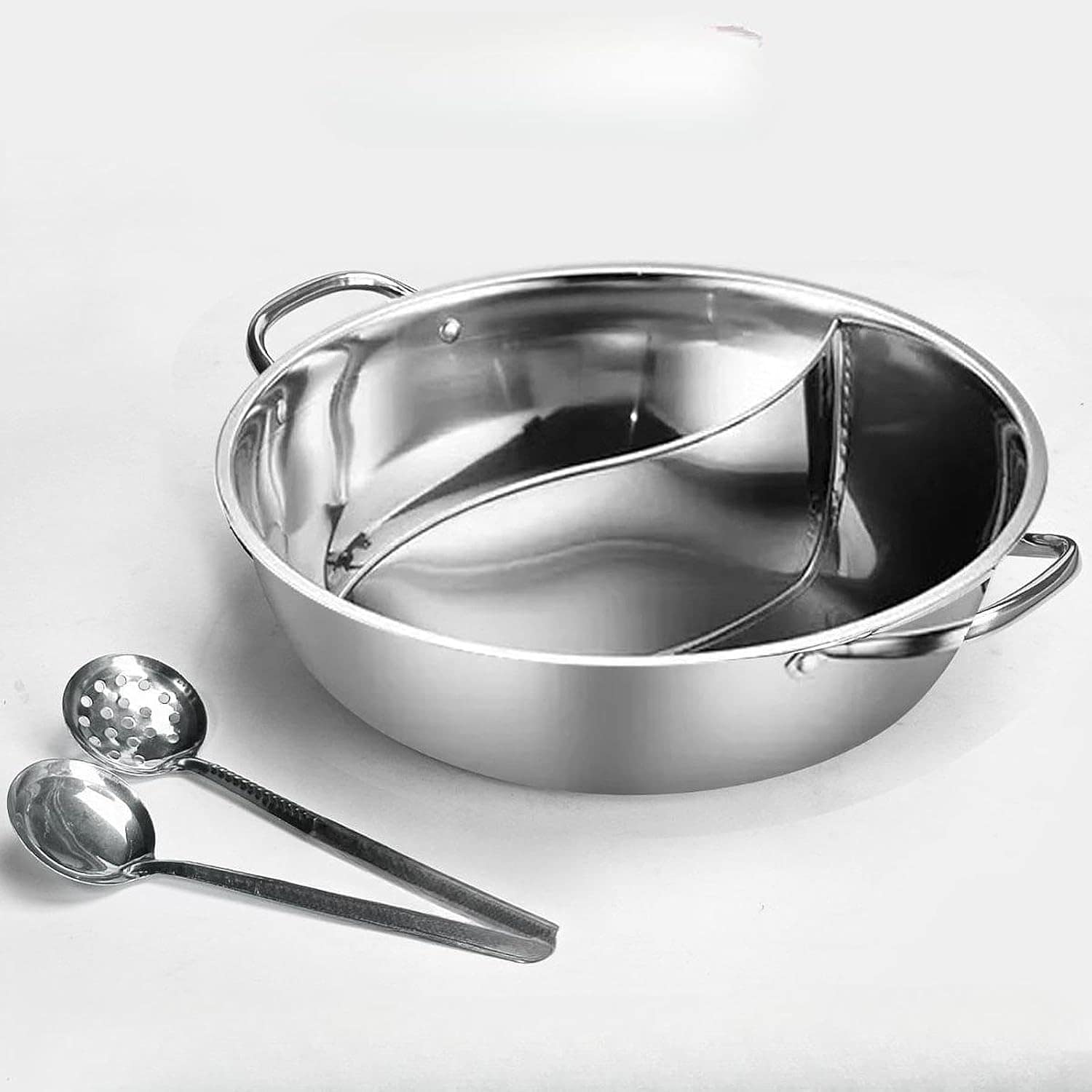 Shabu Shabu Pot Hot, panela quente com divisor, sabor duplo ... - Image 4