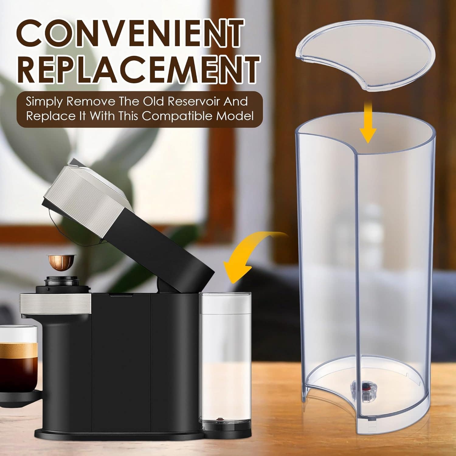 Feekoon Reservatório de tanque de água e tampa de substituiç... - Image 5