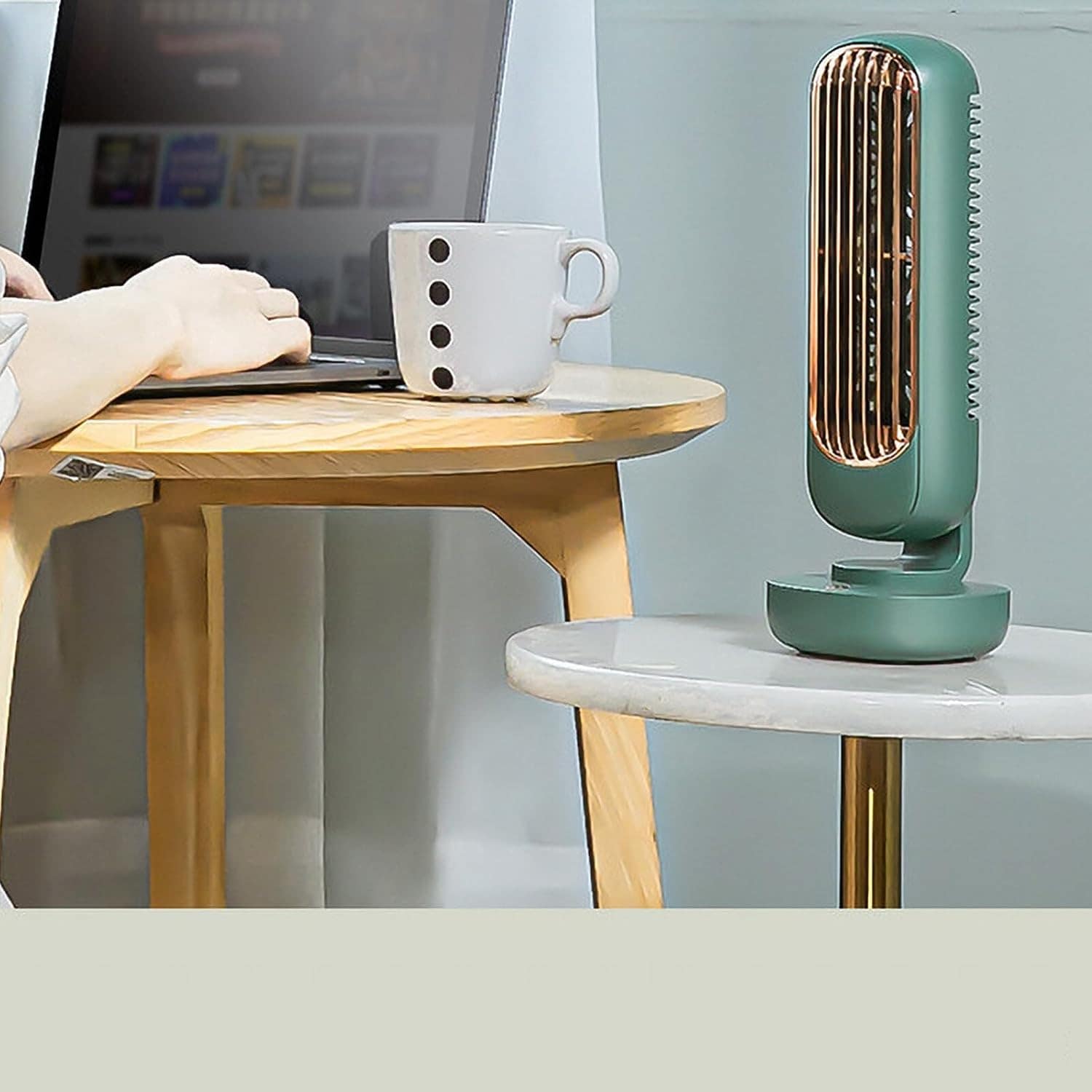 Ventilador de torre de mesa pequena Ventilador de torre de r... - Image 9