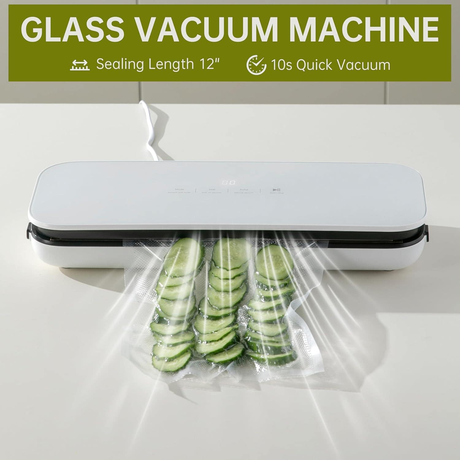 Seladora a vácuo para alimentos, potência de sucção de preci... - Image 3