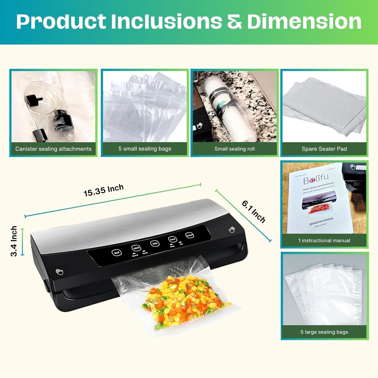 Máquina seladora a vácuo de alimentos – Máquina seladora a v... - Image 5