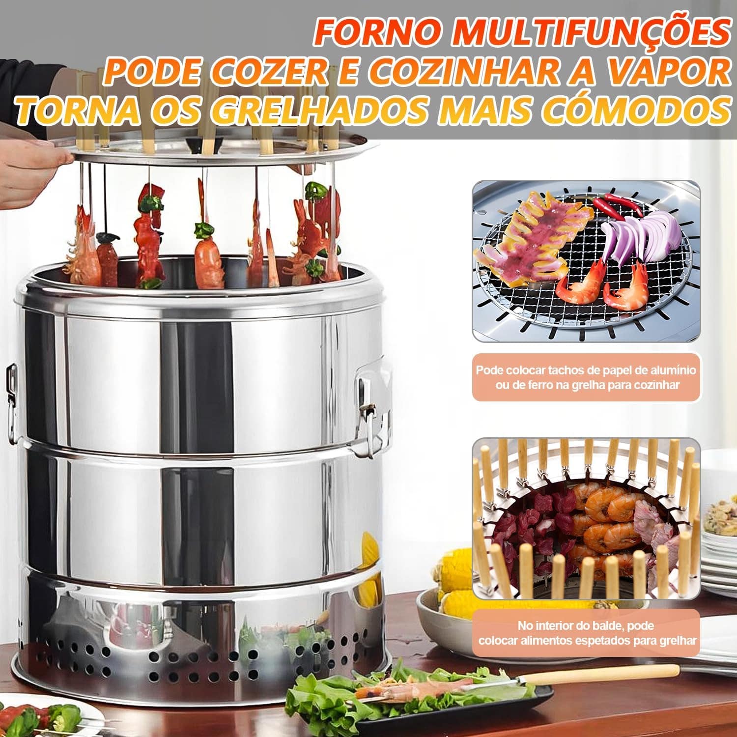 Churrasqueira, Churrasqueira Carvao, Churrasqueira Portatil,... - Image 3