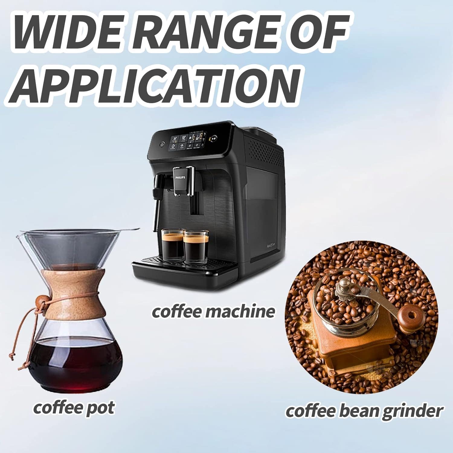 Conjunto de escovas de café - Kit de escova de limpeza para ... - Image 6