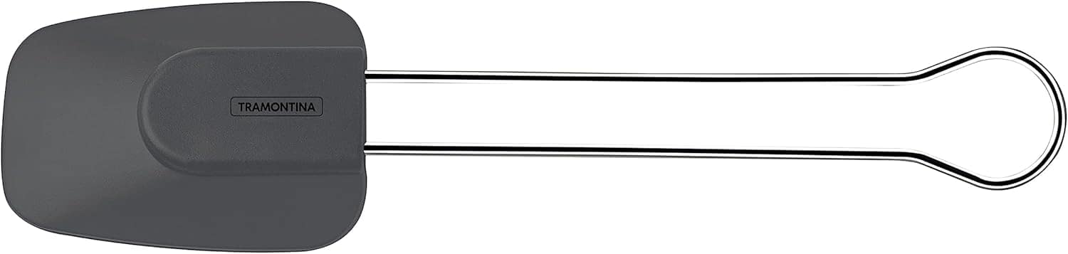 Espátula Molde em Silicone Cinza com Cabo em Aço Inox Tramon...