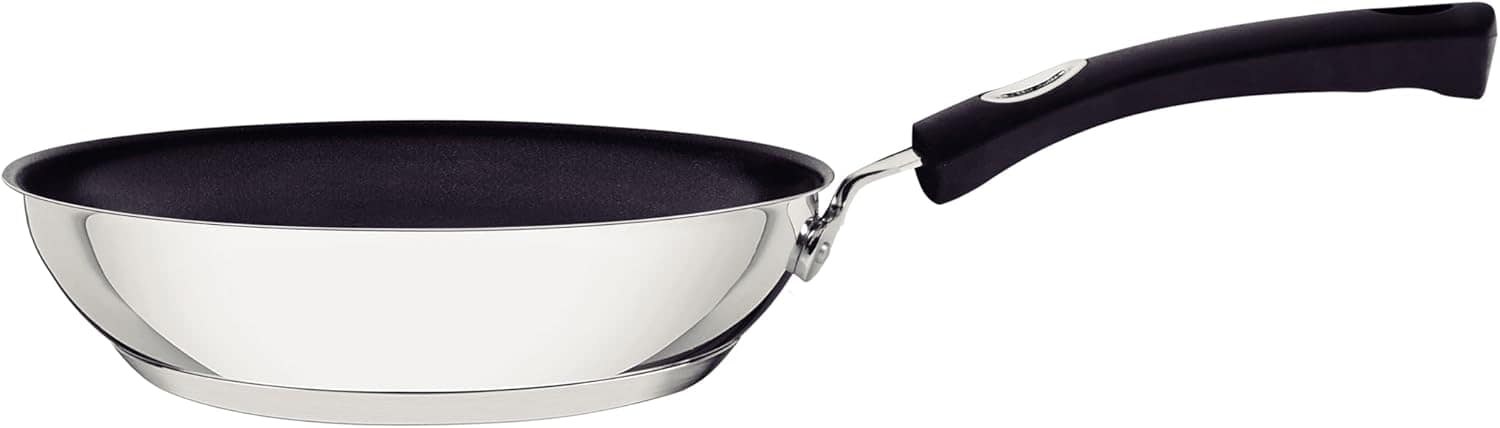 Frigideira Tramontina Solar Silicone Rasa em Aço Inox Fundo ...