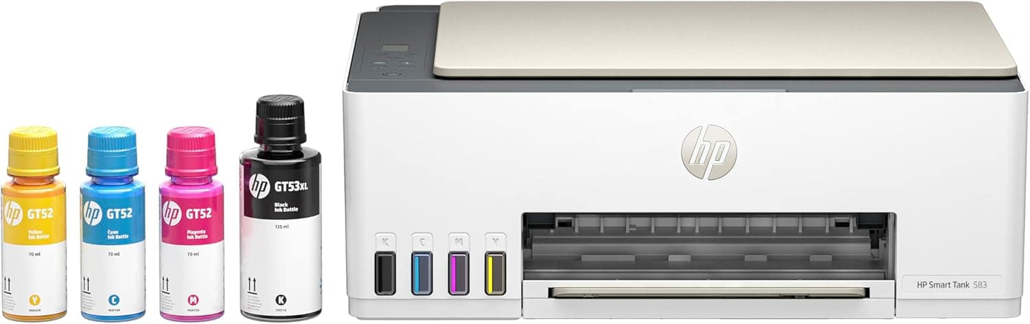 Impressora Multifuncional HP Smart Tank 583 Tanque de Tinta ...