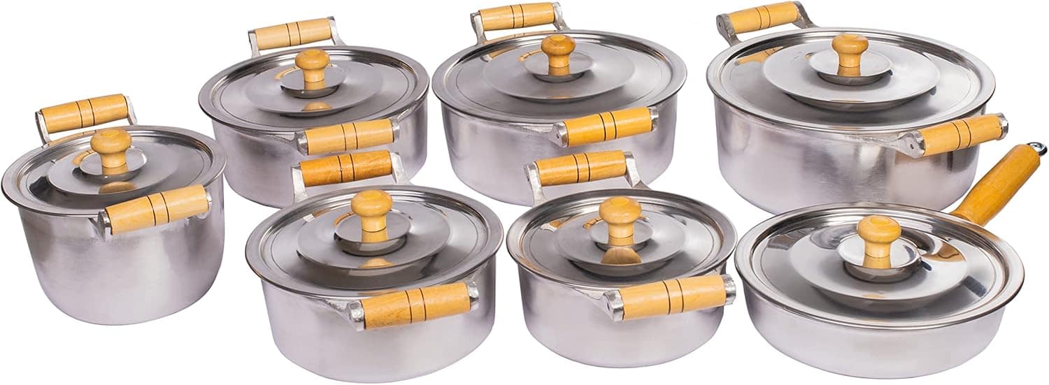 Conjunto Jogo 5 Panelas Alumínio Fundido Com Frigideira Cald... - Image 3