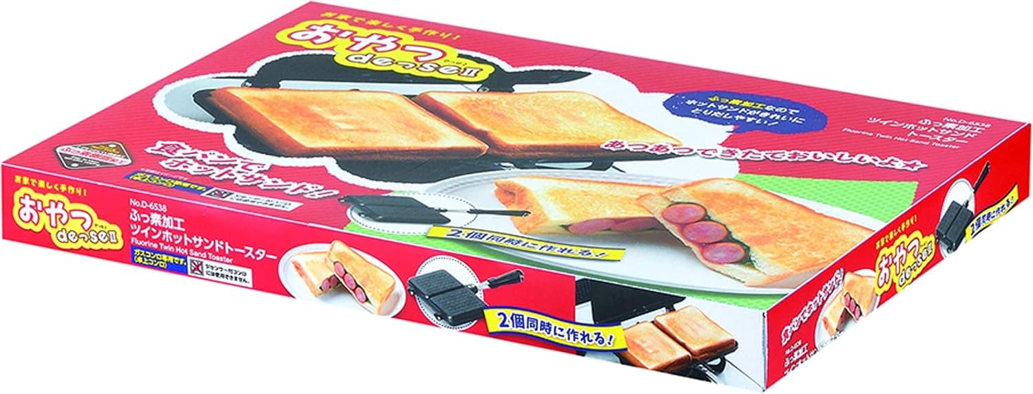 Pearl Metal D-6538 Snack DESEII Torradeira de sanduíche quen... - Image 5