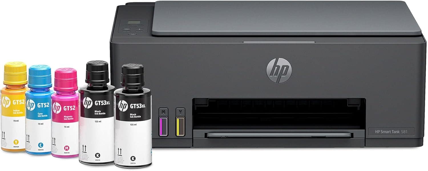 Impressora Multifuncional HP Smart Tank 581 Tanque de Tinta ...