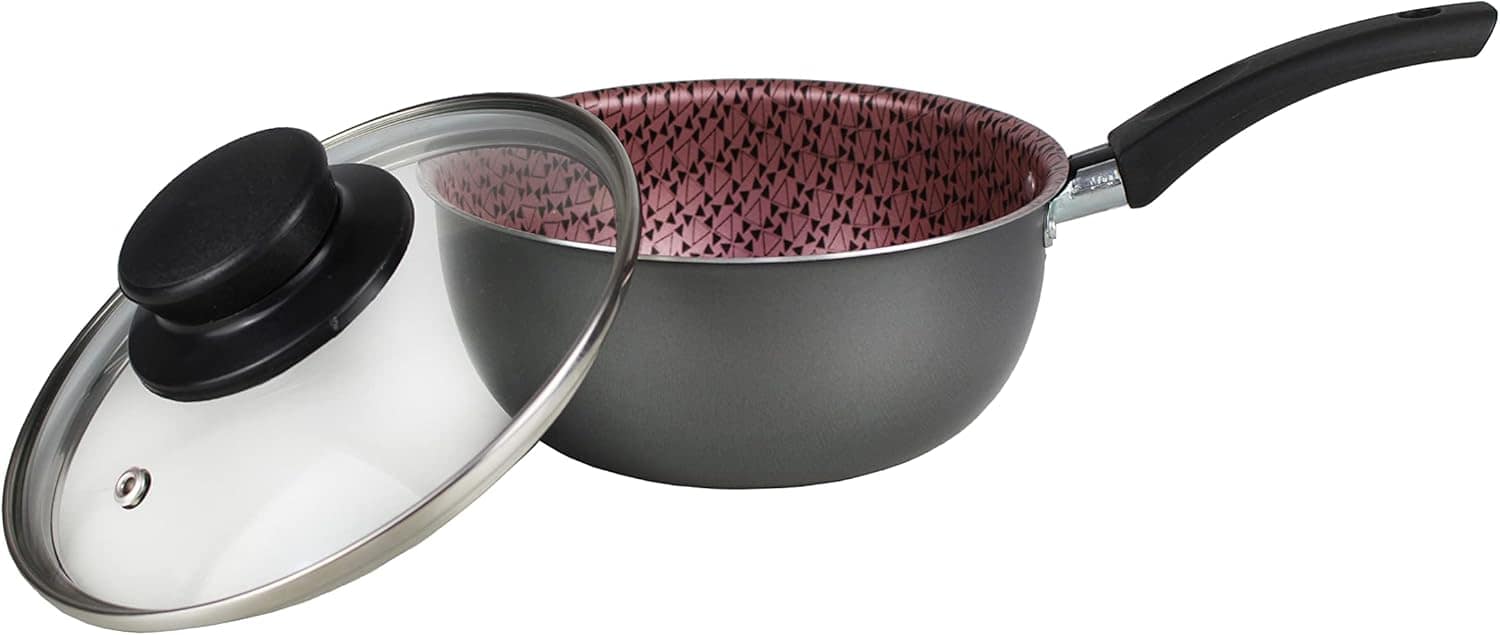 Conjunto Panelas Elegan Prime 8 Peças Grafite com Rosa - Don... - Image 7