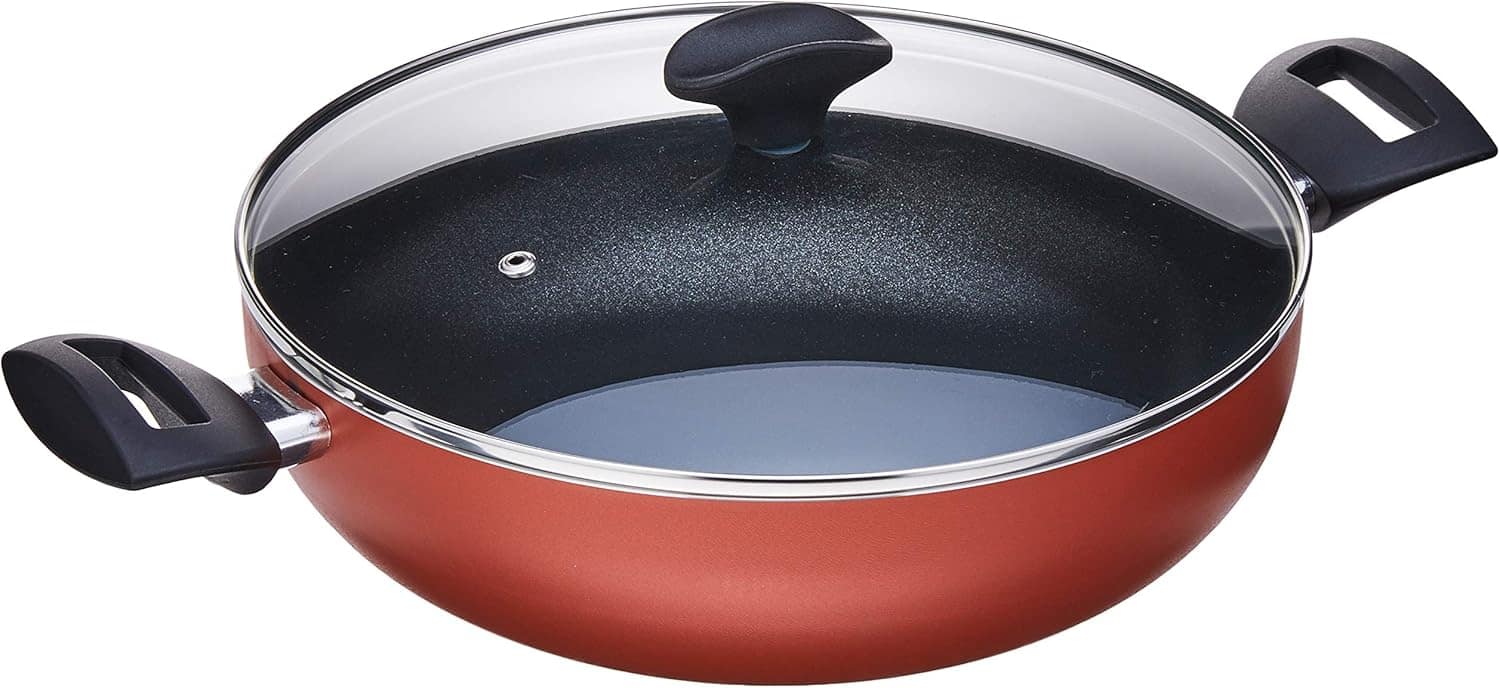 Wok Masala com tampa e alças, 28 cm, 3,55 Litros, 28 x 8 cm,...