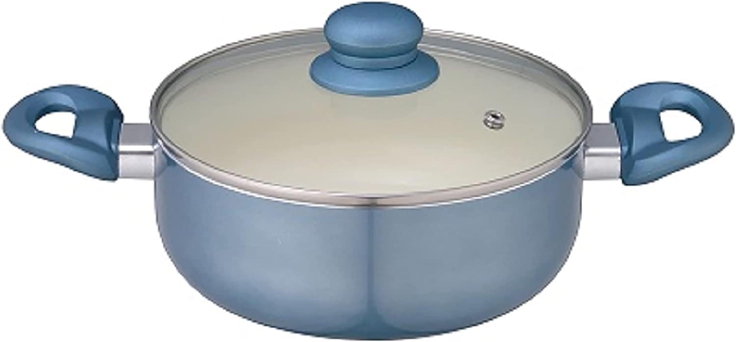 Caçarola, 26 Cm, Azul, Revest em Cerâmica, Casambiente