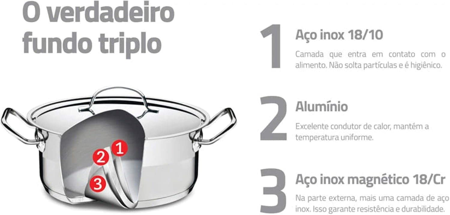 CALDEIRAO ACO INOX PROFESSIONAL - Image 4