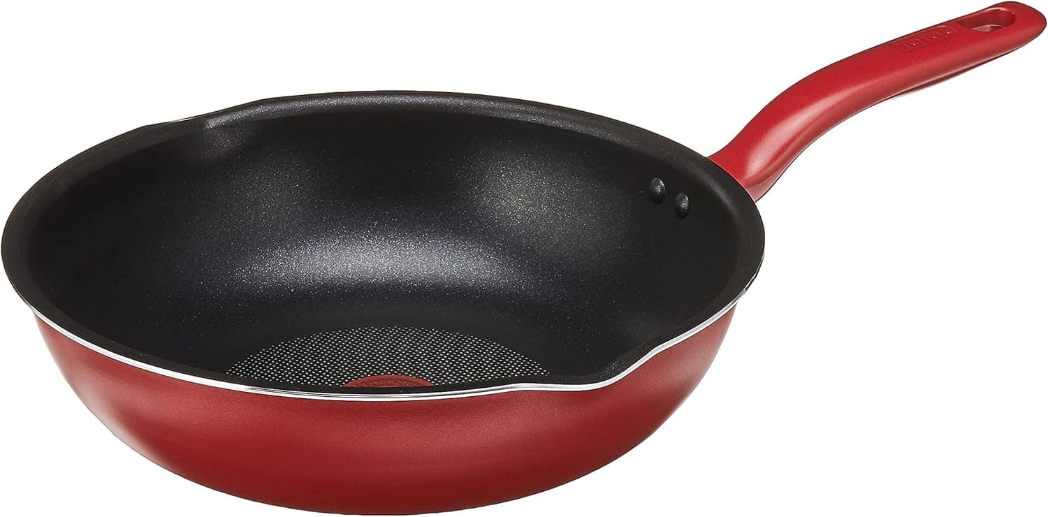 Frigideira Wok Com Indução Tefal So Chef 28cm Vermelha
