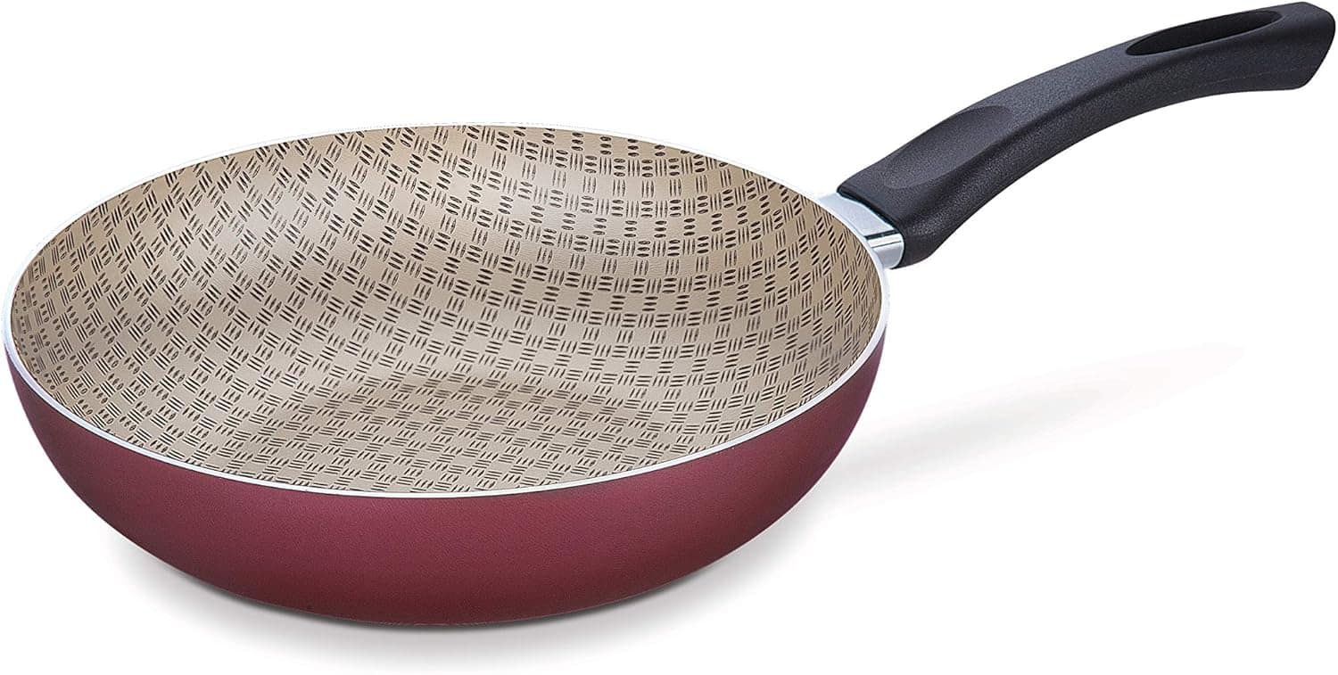 Frigideira Funda Alumínio Antiaderente Paris Vermelha Tramon...