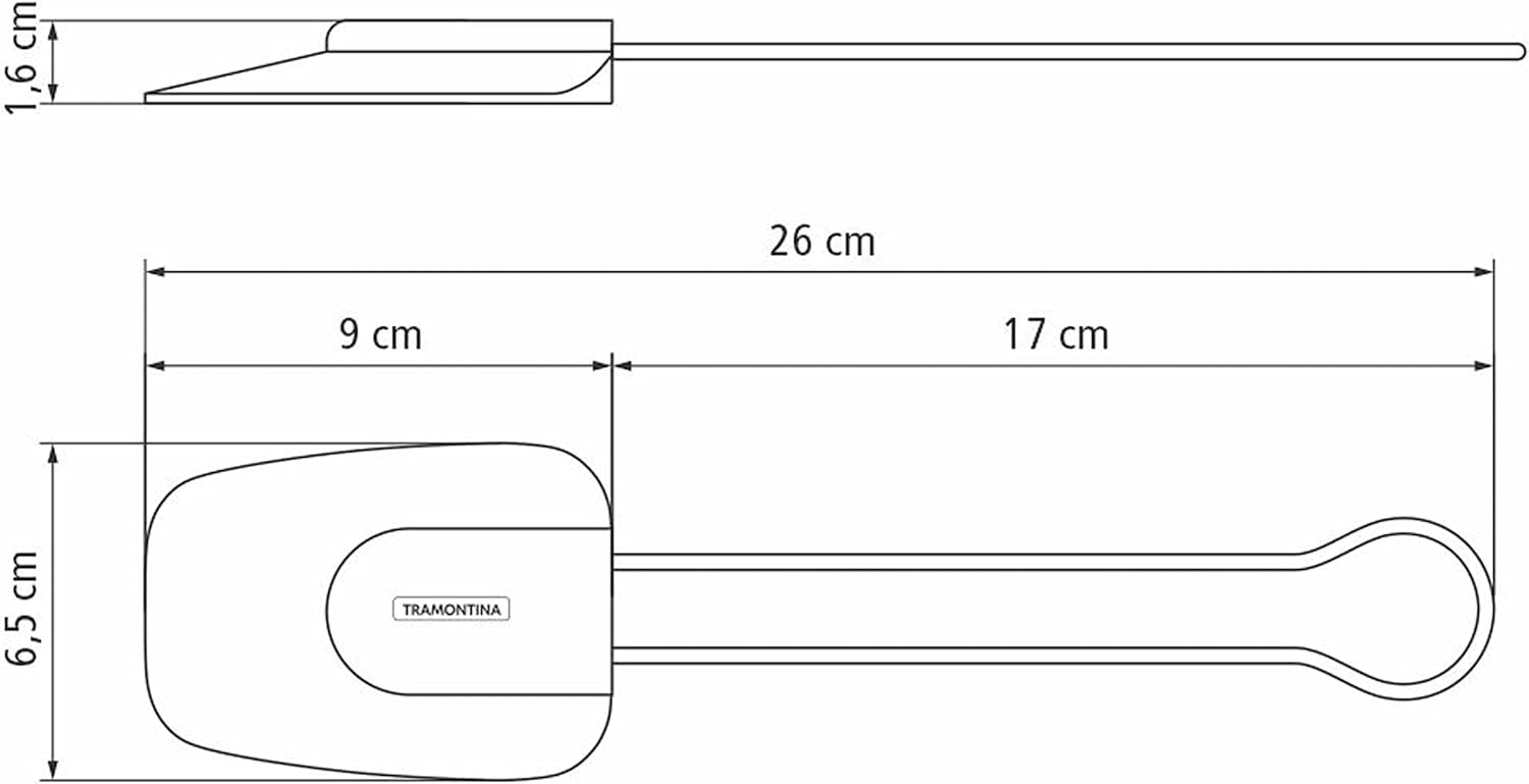 Espátula Molde em Silicone Cinza com Cabo em Aço Inox Tramon... - Image 5