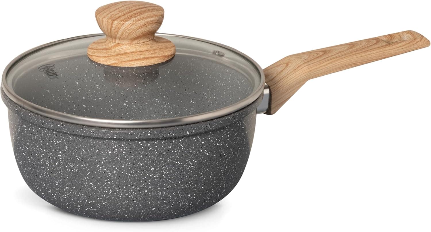 OSTER Panela Antiaderente 3L com Tampa Marble Edition - Pane...