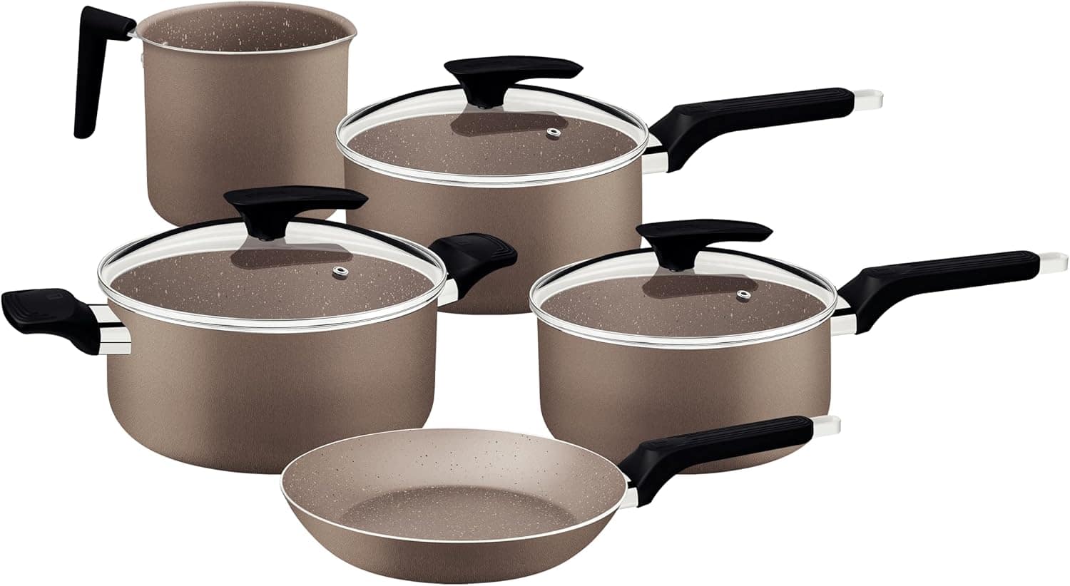 Jogo de Panelas Tramontina Milazzo em Alumínio com Revestime... - Image 2