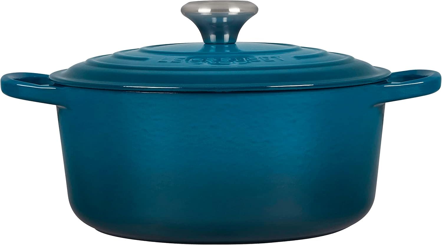 Le Creuset Panela Redonda 24Cm Sig Deep Teal - Image 2