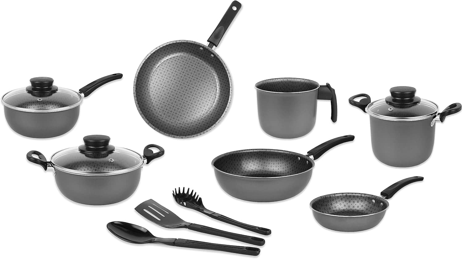 Jogo de Panelas Splash 10 Peças Alumínio Antiaderente Tampa ... - Image 9