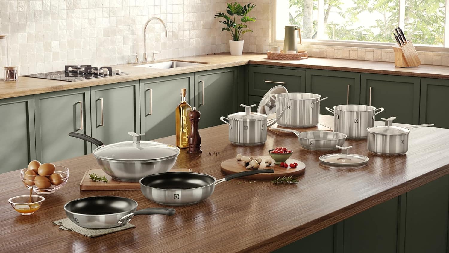 Frigideira Aço Inox Antiaderente Electrolux 20cm - Image 3