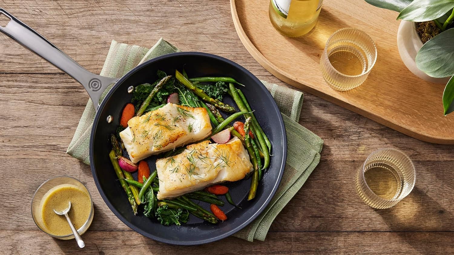 Le Creuset Conjunto de frigideiras essenciais de cerâmica an... - Image 4