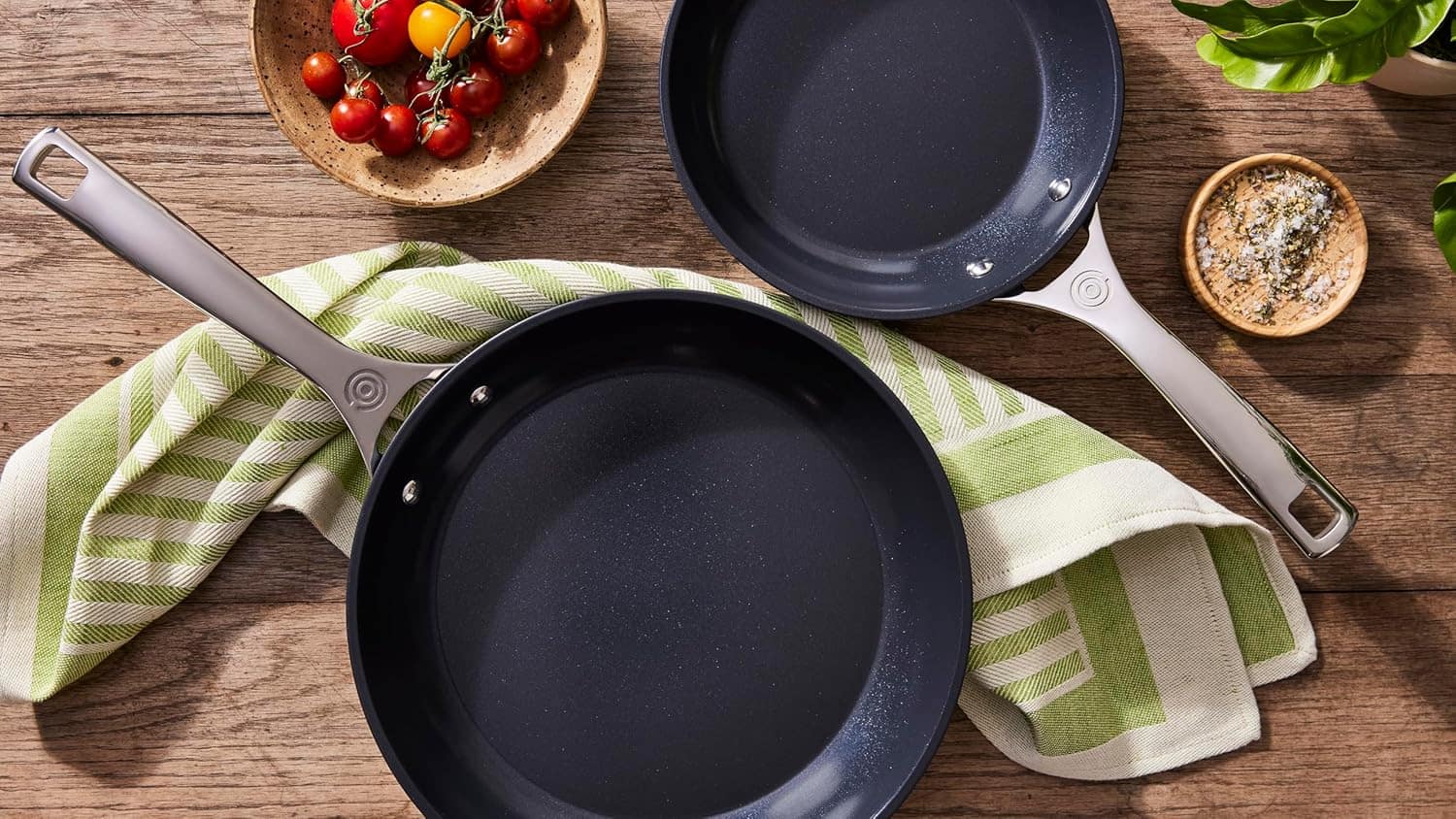 Le Creuset Conjunto de frigideiras essenciais de cerâmica an... - Image 3