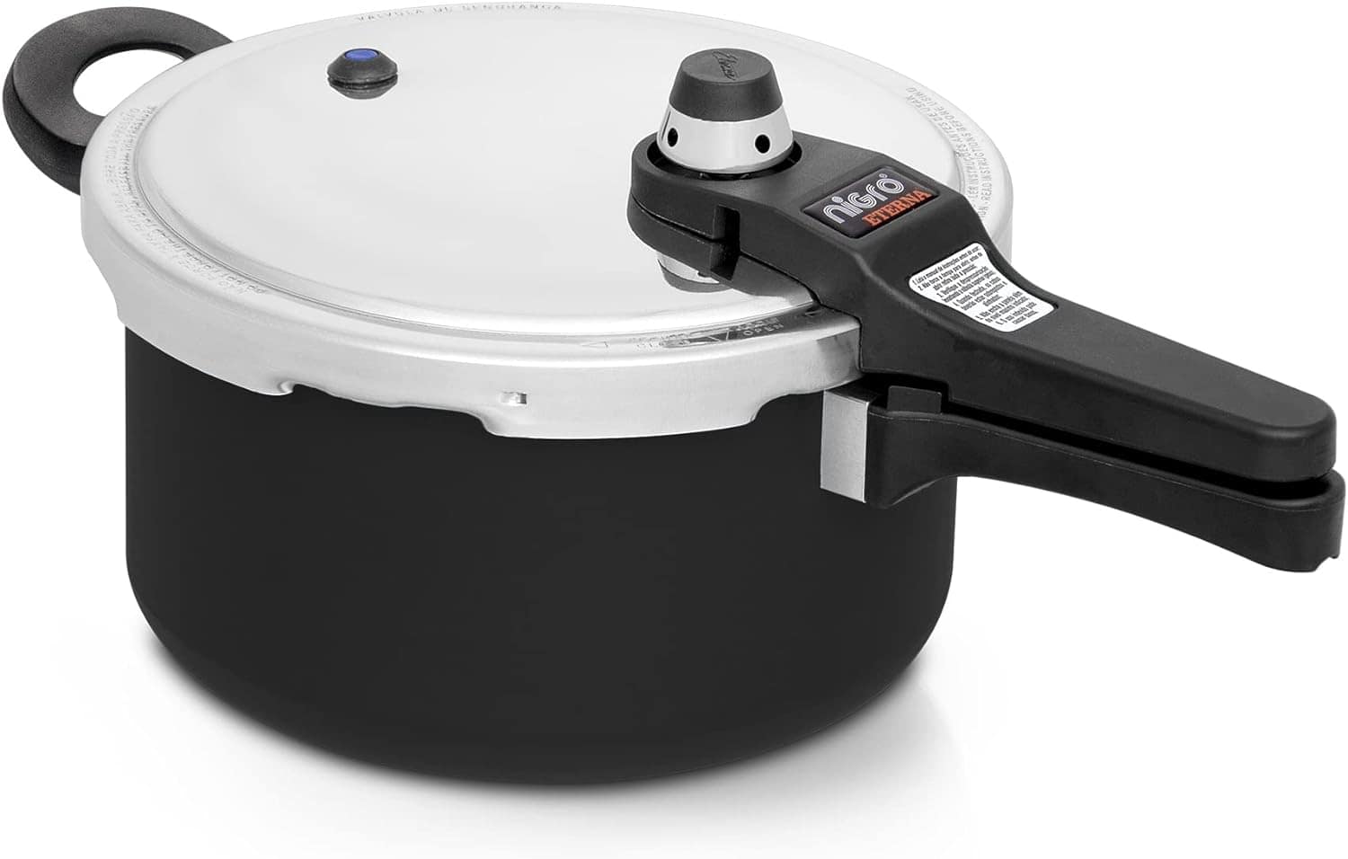 Panela de pressão antiaderente Eterna Nigro 4,5 litros - 658