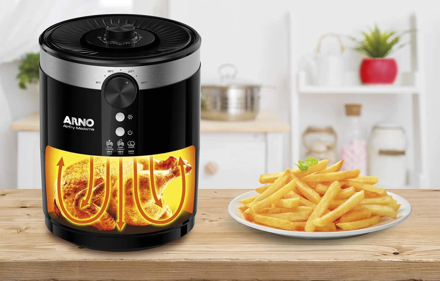 Fritadeira, Arno, Airfry Moderna Pfry, Preto, 110V | É bom mesmo? Descubra antes de comprar - Image 9