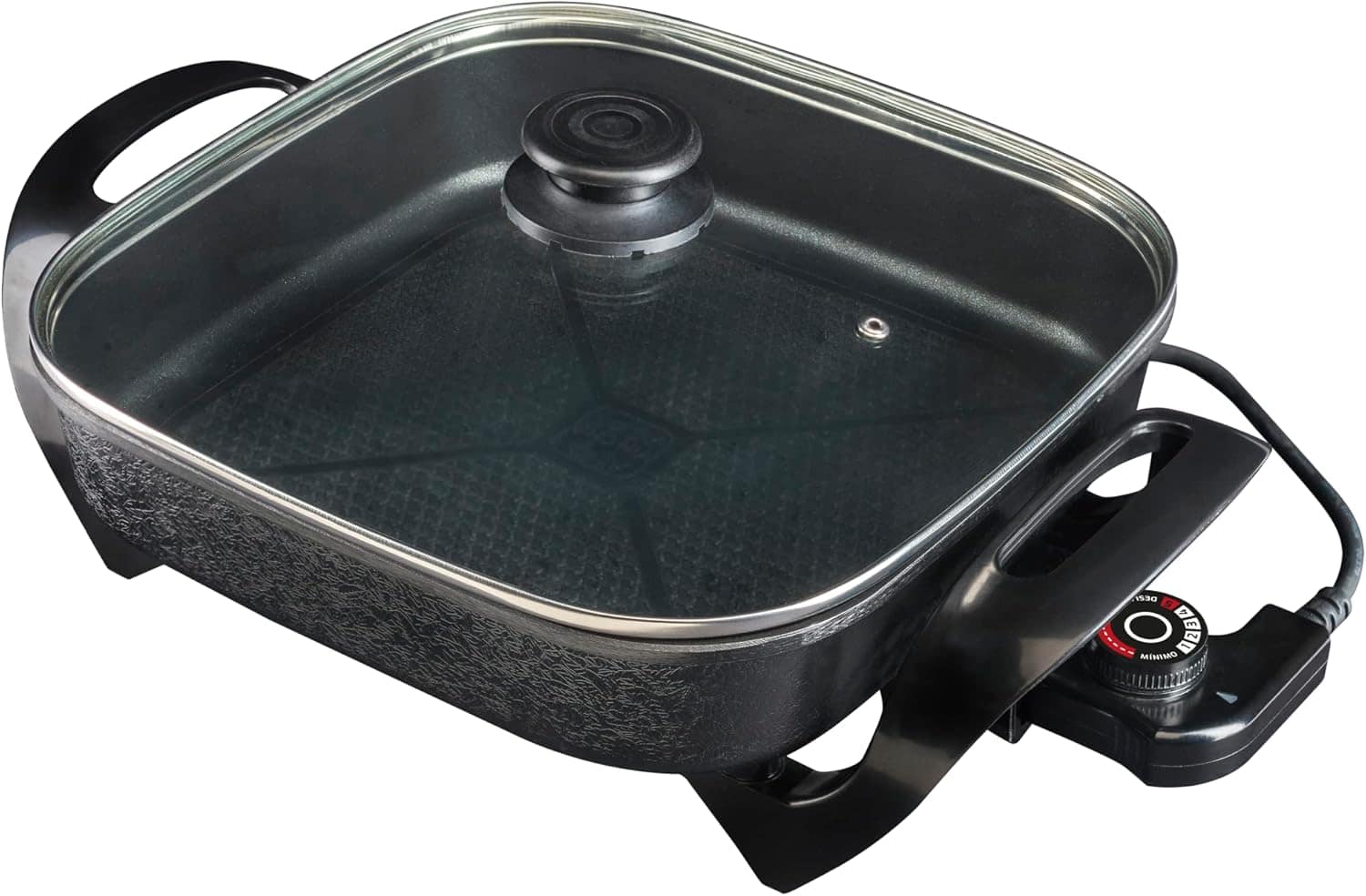 Agratto Panela eletrica Mangiare APEQ01l-01 preta quadrada 3...