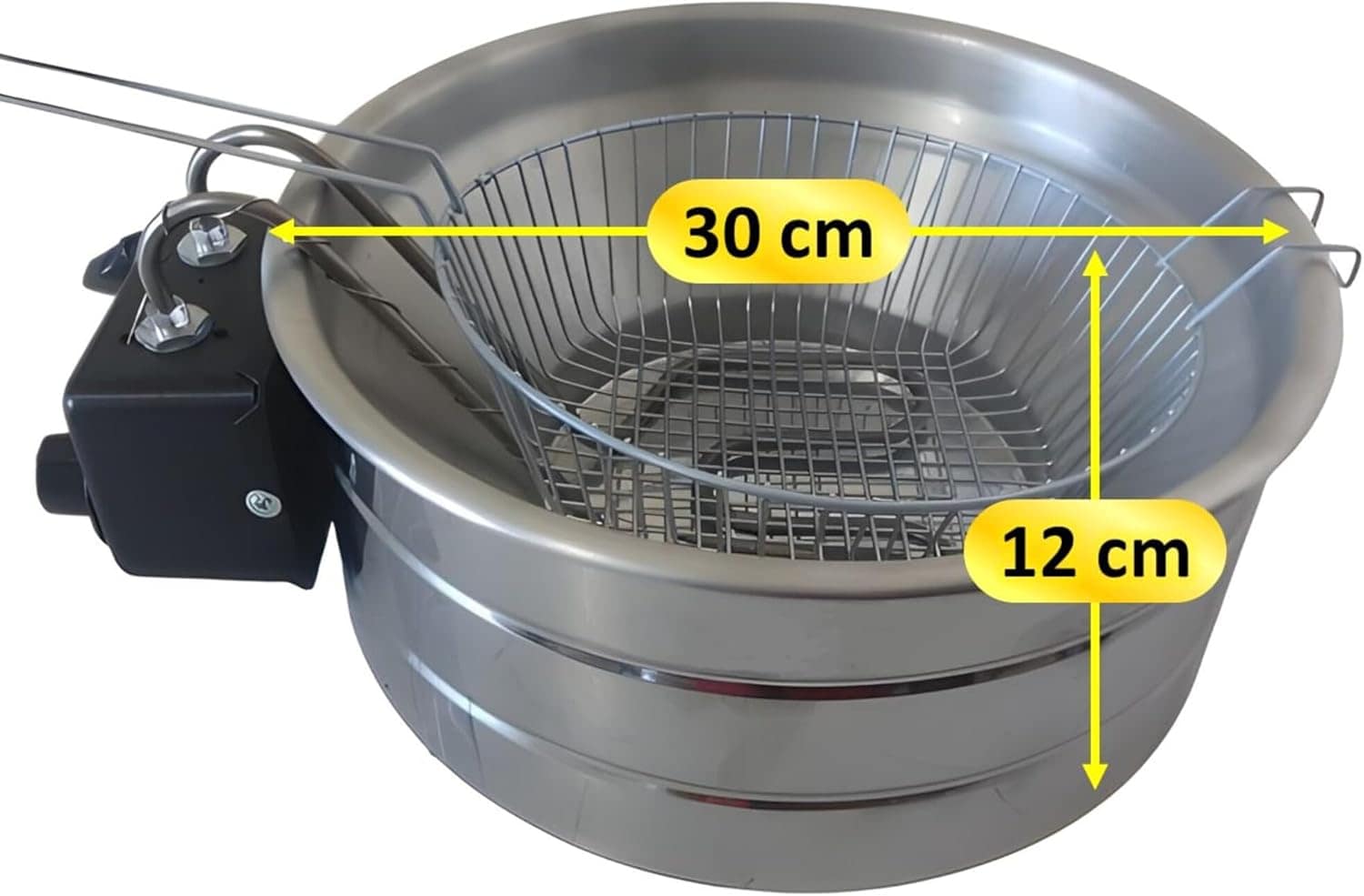Fritadeira Elétrica Industrial Redonda 5 L Aço Inoxidável (2... | É bom mesmo? Descubra antes de comprar - Image 6