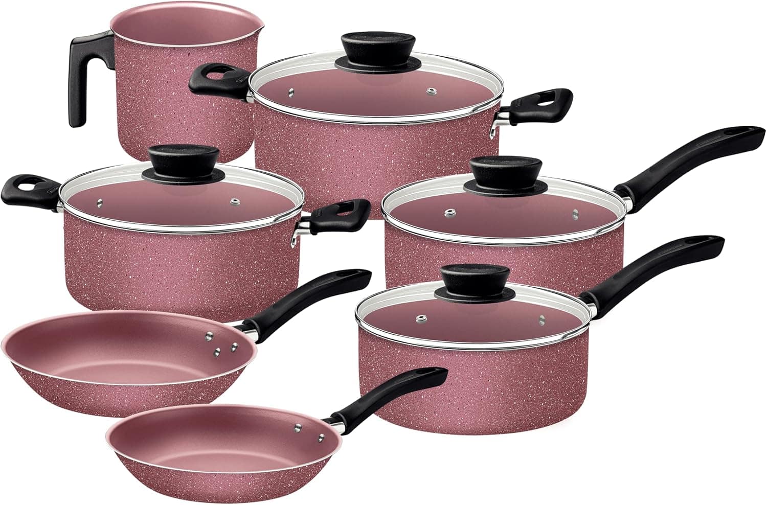 Jogo de Panelas Tramontina Linz em Alumínio com Revestimento...