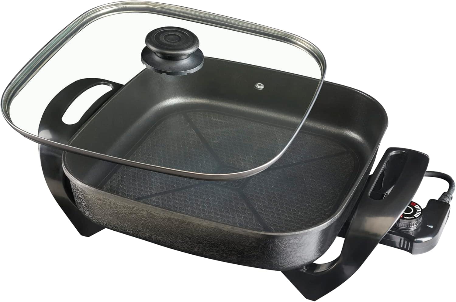 Agratto Panela eletrica Mangiare APEQ01l-01 preta quadrada 3... - Image 5