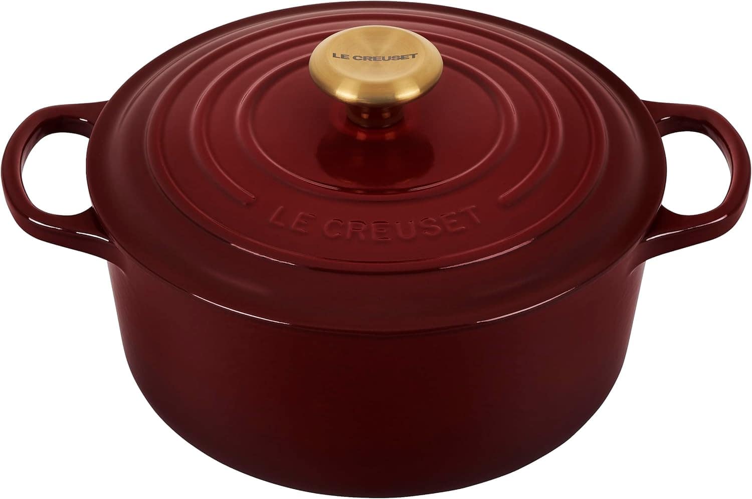 Le Creuset Panela Redonda 22Cm Sig (Peg Dourado) Rhone