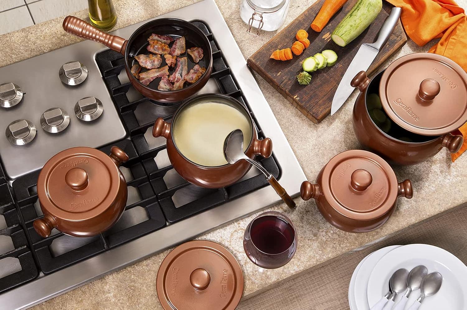 Ceraflame Conjunto Panelas de Cerâmica Premiere+ Joy 5 Peças... - Image 3