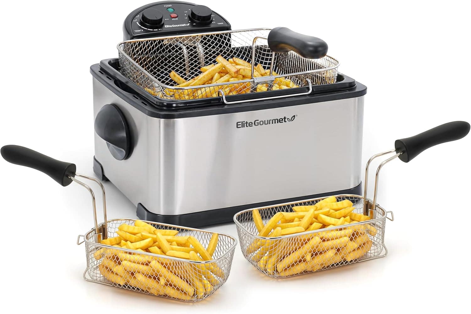 Elite Gourmet EDF-401T# Fritadeira de imersão elétrica 3 ces... | É bom mesmo? Descubra antes de comprar