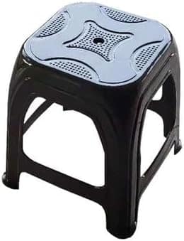 4 BANCO DE PLASTICO 46CM COR PRETO - Image 3