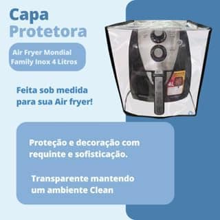 CAPA PARA AIR FRYER MONDIAL FAMILY 4L CRISTAL (Cristal) | É bom mesmo? Descubra antes de comprar - Image 2