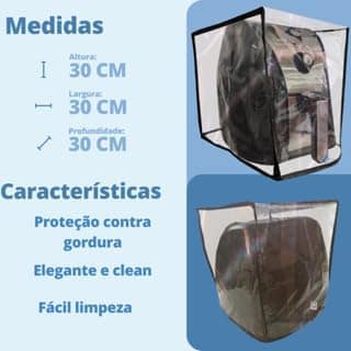 CAPA PARA AIR FRYER MONDIAL FAMILY 4L CRISTAL (Cristal) | É bom mesmo? Descubra antes de comprar - Image 3