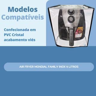 CAPA PARA AIR FRYER MONDIAL FAMILY 4L CRISTAL (Cristal) | É bom mesmo? Descubra antes de comprar - Image 4
