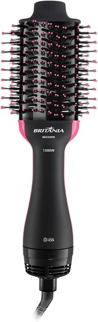 Escova Secadora Britânia BEC02PR Bivolt 4 em 1 1300W | É bom mesmo? Descubra antes de comprar