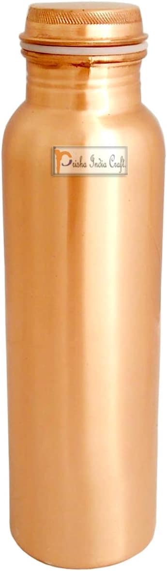 Prisha India Craft Garrafa de cobre, design revestido de lac... - Image 2