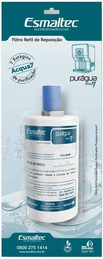 Refil/Filtro para Purificador de Água Purágua Acqua7 - Esmal... | É bom mesmo? Descubra antes de comprar