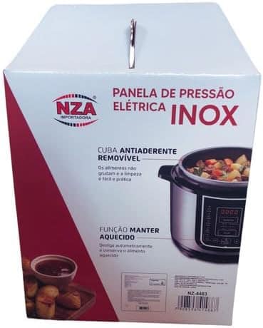 Panela Elétrica de Pressão NZA, 5 Litros, Digital, Multifunç... - Image 7