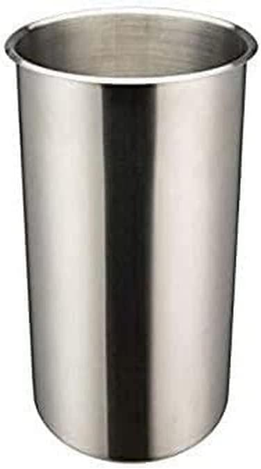 Winco Bain Marie de aço inoxidável resistente de 8,25 litros...